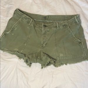 Olive green AE shorts
